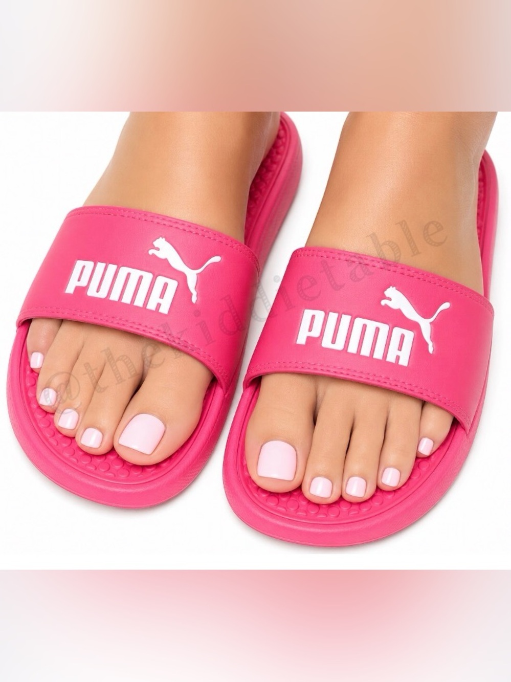 Puma Big Cat Hot Pink Slide Sandals